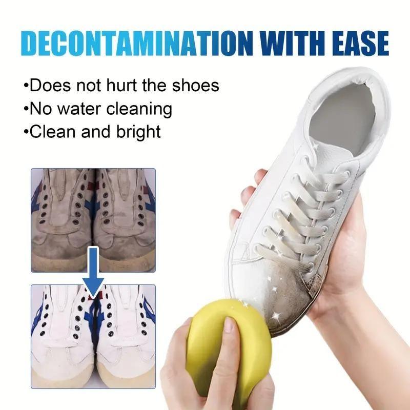 Instant Shoe Cleaning Cream – Waterless Stain Remover for Shoes & More